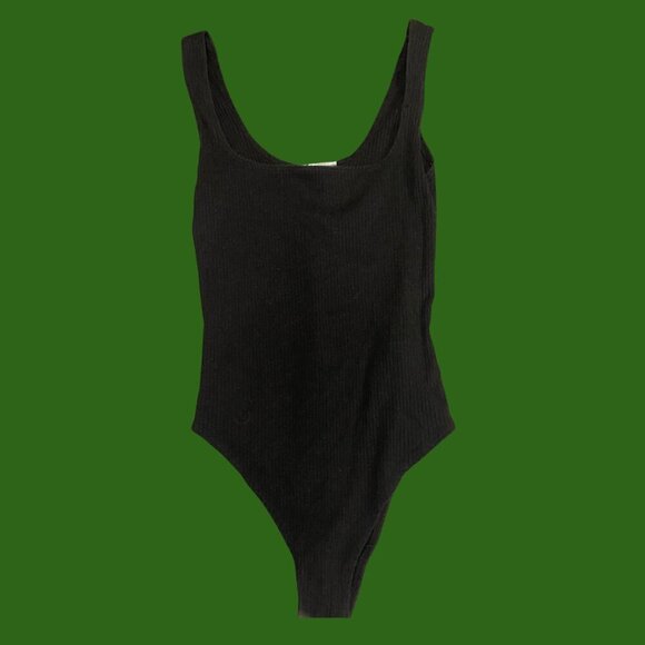 ✨ H&M Divided Black Ribbed Bodysuit | Women’s XS - Picture 2 of 6